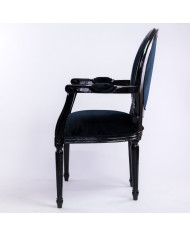 Fauteuil cabriolet en bois