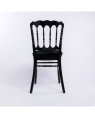 Chaise Napoleon III en bois noir