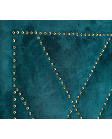 Tête de lit velours vert 160 cm