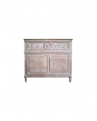 Tete de lit Catalane 160 cm en bois ceruse - En stock