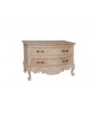 Commode cérusée Versailles 2 tiroirs