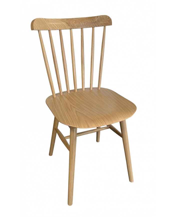 Chaise style scandinave à barreaux