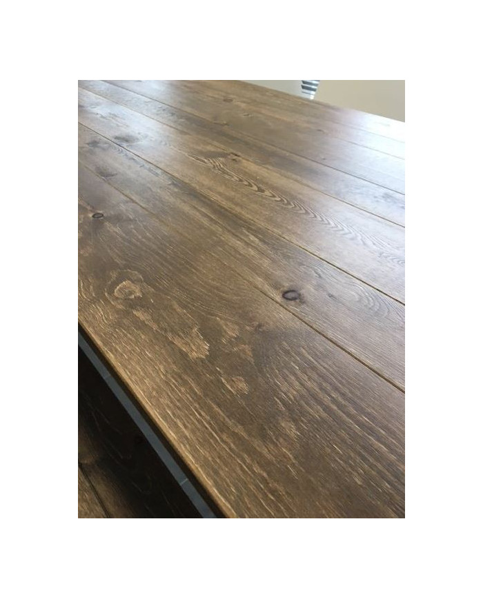 Table haute style rustique