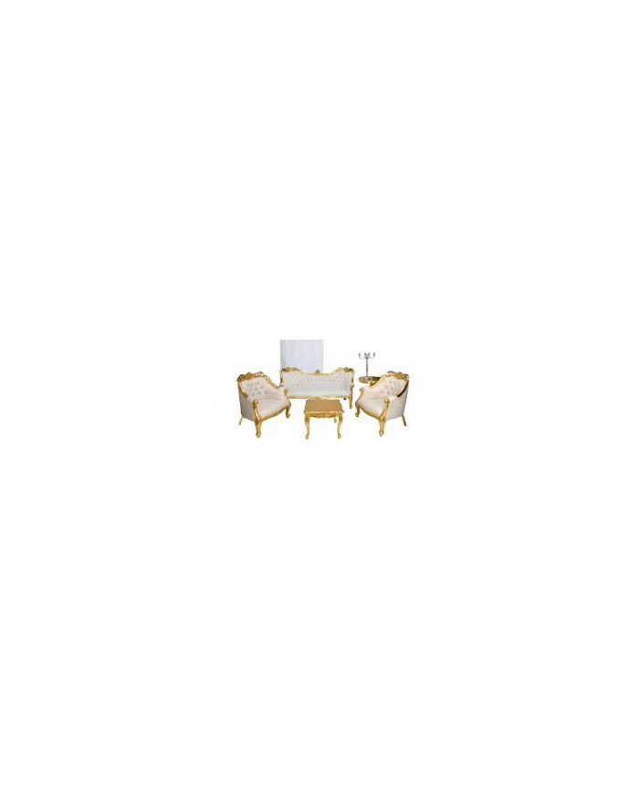 Canapé de style ensemble canapé baroque et déco assortie