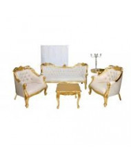 Canapé de style ensemble canapé baroque et déco assortie