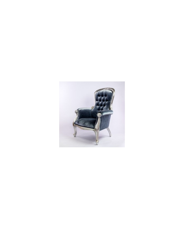 Fauteuil baroque gris pour discotheque