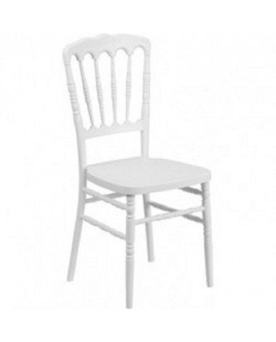 Chaise Napoléon blanche Een polypropylène 1er prix
