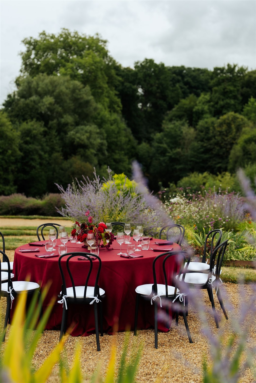 decoration de table pour maraige exterieur