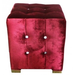 pouf-en-velours-et-strass